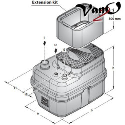 Nuotekų siurblinė Pedrollo SAR 250 – VXm15/35