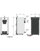 Kieto kuro katilas ADARAD Solidmaster 6 sekcijų 28kW