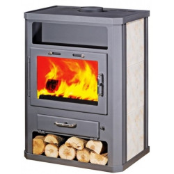 Plieninė krosnelė su šilumokaičiu Victoria CONCORD KXB, 14-18 kW