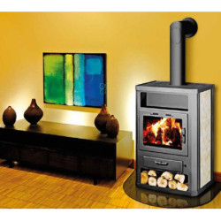 Plieninė krosnelė su šilumokaičiu Victoria CONCORD KXB, 14-18 kW
