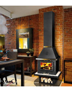 Židinys su vandens kontūru Victoria UYUT LUX NB, 14-21 kW