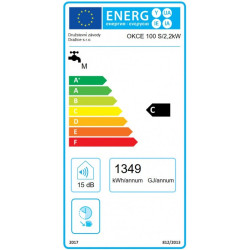Elektrinis vandens šildytuvas Dražice OKCE 100 S/2.2kW