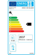 Elektrinis vandens šildytuvas Dražice OKCE 125 S/2.2kW