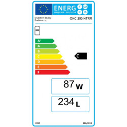 Netiesioginio šildymo vandens šildytuvas Dražice OKC 250 NTRR