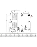 Akumuliacinė talpa su šilumokaičiu Dražice NAD 750 v5