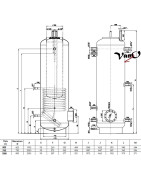 Akumuliacinė talpa su šilumokaičiu Dražice NADO 750 v2-100