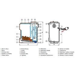 Kieto kuro katilas Antara K-60