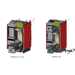 Kieto kuro katilas Atmos D30