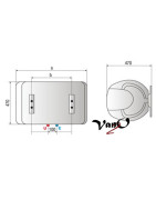 Elektrinis vandens šildytuvas Ariston TiSHAPE QB 100 H