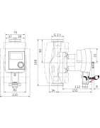 Cirkuliacinis siurblys Wilo Stratos PICO 25/1-4-180