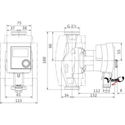 Cirkuliacinis siurblys Wilo Stratos PICO 25/1-4-180