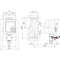 Cirkuliacinis siurblys Wilo Stratos PICO 25/1-6-130