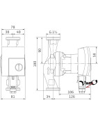 Cirkuliacinis siurblys Wilo Yonos PICO 25/1-4-180