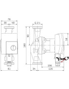 Cirkuliacinis siurblys Wilo Yonos PICO 25/1-6-180