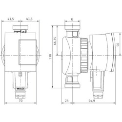 Cirkuliacinis siurblys Wilo Star-Z NOVA A