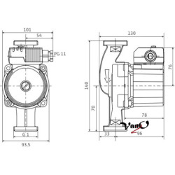 Cirkuliacinis siurblys Wilo Star-Z 20/1