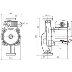 Cirkuliacinis siurblys Wilo Star-RS 25/4-180
