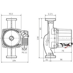 Cirkuliacinis siurblys Wilo Star-RS 25/4-130
