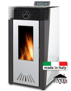 Granulinė krosnelė su ortakiais EuroAlpi PERALBA 13kW