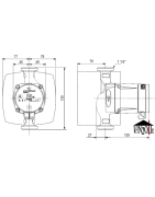 Cirkuliacinis siurblys Grundfos ALPHA2 L 25-60 130