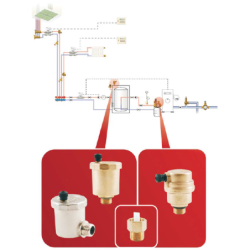 Automatinis nuorintojas su sandarinimo žiedu 1/2“M 10bar