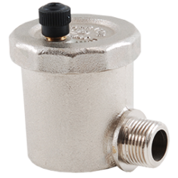 Automatinis nuorintojas kampinis VALMAT nikeliuotas 1/2“M 10bar