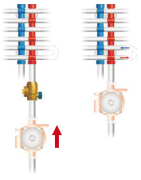 Automatinis atbulinis vožtuvas OR KORY žalvarinis 1"Fx1"F 16bar