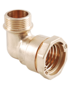 Jungtis-alkūnė PE vamzdžiui išor. sriegiu IRECO