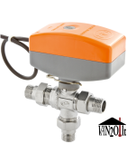 Trieigis vožtuvas su pavara OR ZONNY SUN 0-160°C 3/4"M 16bar