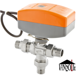 Trieigis vožtuvas su pavara OR ZONNY SUN 0-160°C 3/4"M 16bar