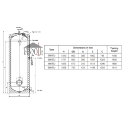 Elektrinis vandens šildytuvas Atlantic O'Pro 500 VS
