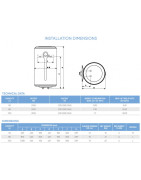 Elektrinis vandens šildytuvas Atlantic STEATITE O'Pro 50