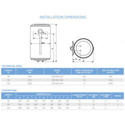 Elektrinis vandens šildytuvas Atlantic STEATITE O'Pro 100