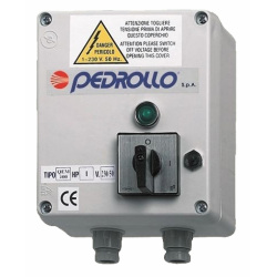 Siurblio paleidimo pultas Pedrollo QEM 300