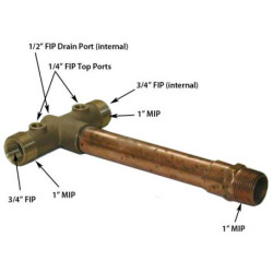 Septynšakis išardomas 1"x1/4"