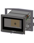 Granulinis židinys su ortakiais L’Artistico SILVESTRO Turbo 10kW