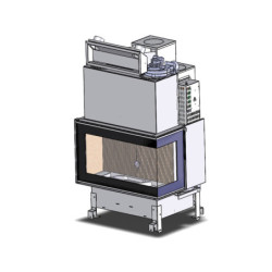 Granulinis židinys su ortakiais L’Artistico FRATAC CORNER DX M14
