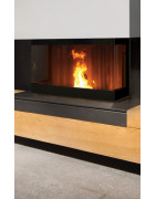 Granulinis židinys su ortakiais L’Artistico FRATAC 3 VETRI 14kW