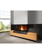 Granulinis židinys su ortakiais L’Artistico FRATAC 3 VETRI 14kW