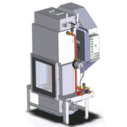 Granulinis židinys su vandens kontūru MARLIN 500 AC 31.5kW