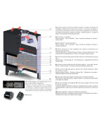 Židinys L’Artistico MERCURIO 120F 15kW