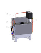 Židinys su vandens kontūru L’Artistico RAIN 120 AC 26kW