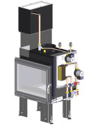 Židinys su vandens kontūru L’Artistico CH701CC 19.5kW