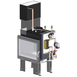 Židinys su vandens kontūru L’Artistico CH701CC 19.5kW