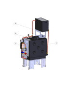 Židinys su vandens kontūru L’Artistico CH701CC 19.5kW