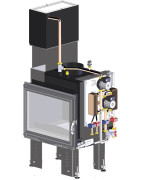 Židinys su vandens kontūru L’Artistico CH701CCS 19.5kW