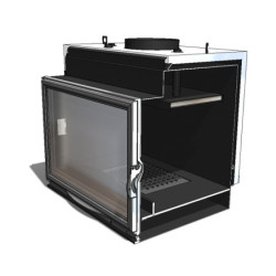 Židinys su vandens kontūru L’Artistico CH860C 26.5kW