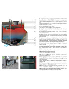 Židinys su vandens kontūru L’Artistico CH860C 26.5kW