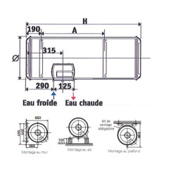 Elektrinis vandens šildytuvas Atlantic 150 HM
