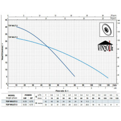 Panardinamas vandens siurblys šuliniams Pedrollo TOP MULTI 3